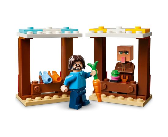Конструктор LEGO Minecraft Нападение на деревню с воздушным шаром Гаст (21273), изображение 7 Конструктор LEGO Minecraft Нападение на деревню с воздушным шаром Гаст (21273), изображение 7