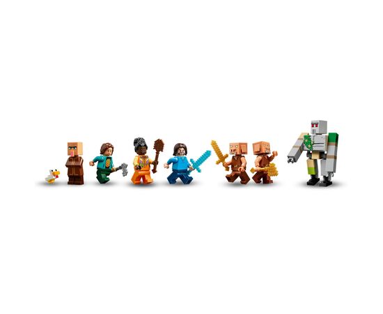 Конструктор LEGO Minecraft Нападение на деревню с воздушным шаром Гаст (21273), изображение 8 Конструктор LEGO Minecraft Нападение на деревню с воздушным шаром Гаст (21273), изображение 8