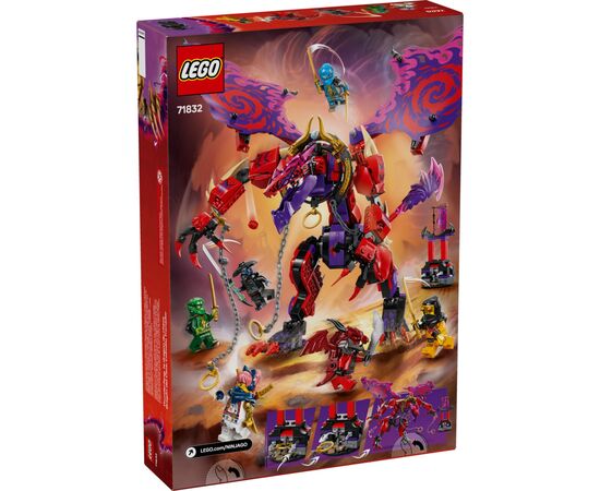 Конструктор LEGO Ninjago Громовержець Дракон Хаосу (71832), зображення 3 Конструктор LEGO Ninjago Громовержець Дракон Хаосу (71832), зображення 3