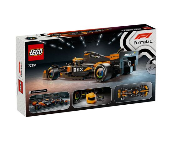 Конструктор LEGO Speed Champions Автомобиль для гонок McLaren F1 Team MCL38 (77251), изображение 7 Конструктор LEGO Speed Champions Автомобиль для гонок McLaren F1 Team MCL38 (77251), изображение 7
