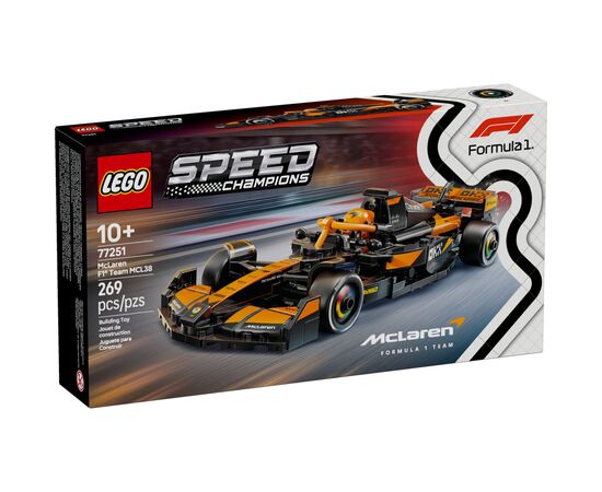 Конструктор LEGO Speed Champions Автомобиль для гонок McLaren F1 Team MCL38 (77251)