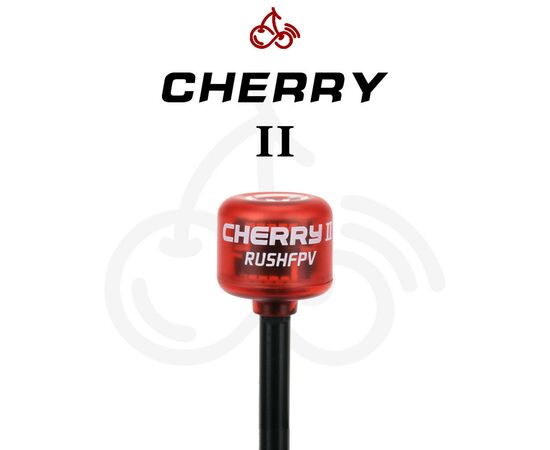 Антенна для дрона RushFPV Cherry II MMCX-JW90 RHCP Transparent Red (DC11R), изображение 3 Антенна для дрона RushFPV Cherry II MMCX-JW90 RHCP Transparent Red (DC11R), изображение 3