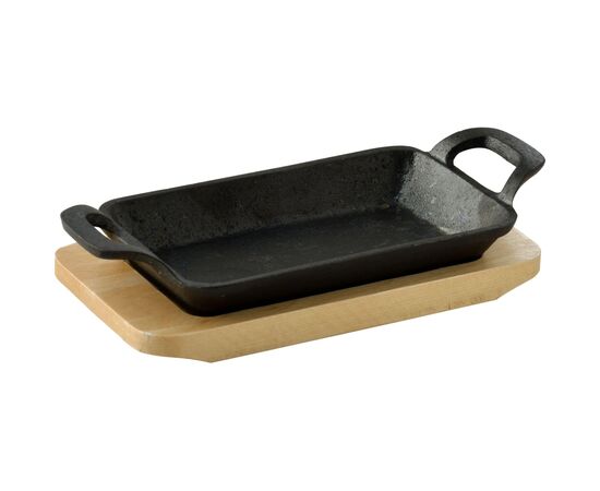 Сковорода MasterPro Foodies cook&share, 17x10 см з серверувальною дошкою (BGMP-3807-EM)