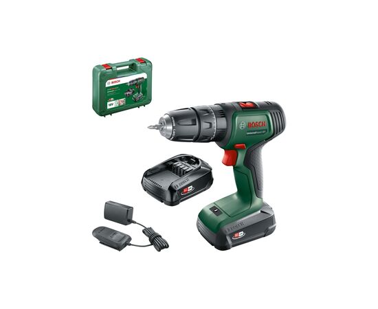 Шуруповерт Bosch UniversalImpact 18В 2х1.5Агод 20Нм 0-4400-1450обхв кейс ЗП 1.3кг (0.603.9D4.102), зображення 2 Шуруповерт Bosch UniversalImpact 18В 2х1.5Агод 20Нм 0-4400-1450обхв кейс ЗП 1.3кг (0.603.9D4.102), зображення 2