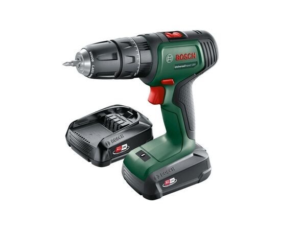 Шуруповерт Bosch UniversalImpact 18В 2х1.5Агод 20Нм 0-4400-1450обхв кейс ЗП 1.3кг (0.603.9D4.102)