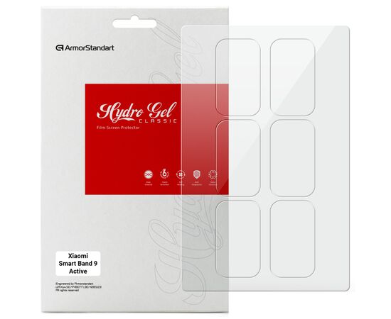 Плівка захисна Armorstandart Xiaomi Smart Band 9 Active 6pcs (ARM83826)