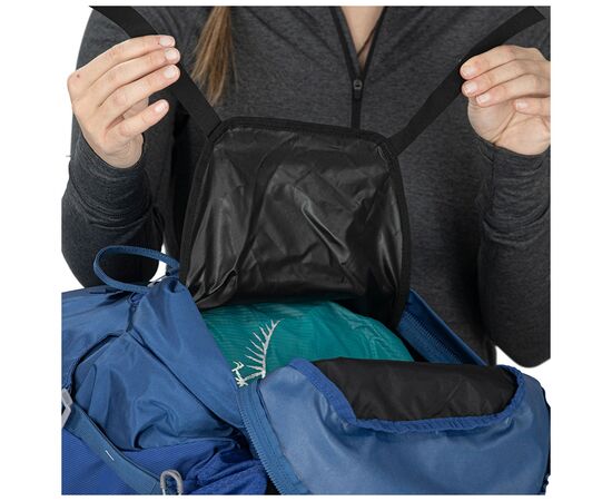 Рюкзак туристичний Osprey Ariel 65 ceramic blue - XS/S - синій (009.2412), зображення 4 Рюкзак туристичний Osprey Ariel 65 ceramic blue - XS/S - синій (009.2412), зображення 4