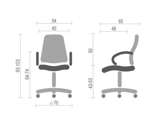 Офисное кресло Аклас Тито CH TILT Черное (07314), изображение 6 Офисное кресло Аклас Тито CH TILT Черное (07314), изображение 6