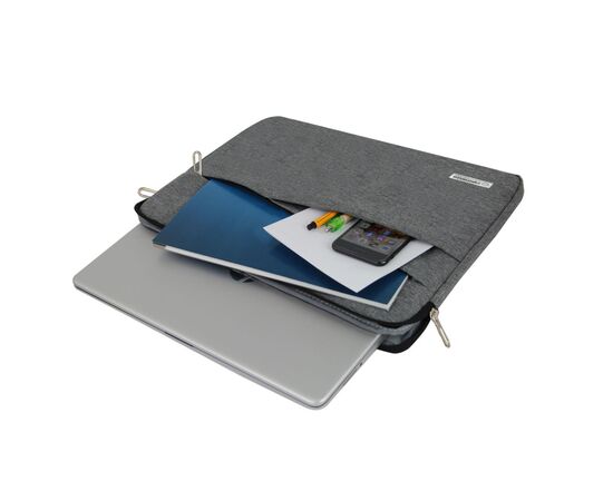 Чехол для ноутбука Esperanza 15.6" VERONA, gray (ET193), изображение 5 Чехол для ноутбука Esperanza 15.6" VERONA, gray (ET193), изображение 5