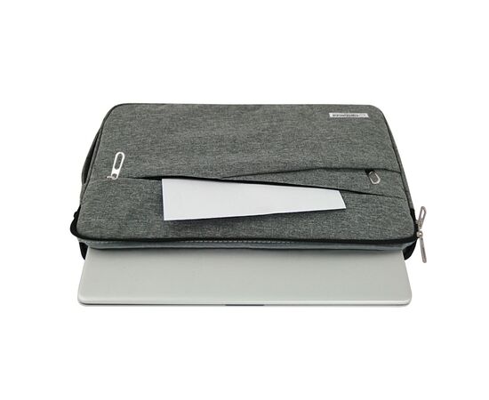 Чехол для ноутбука Esperanza 15.6" VERONA, gray (ET193), изображение 6 Чехол для ноутбука Esperanza 15.6" VERONA, gray (ET193), изображение 6