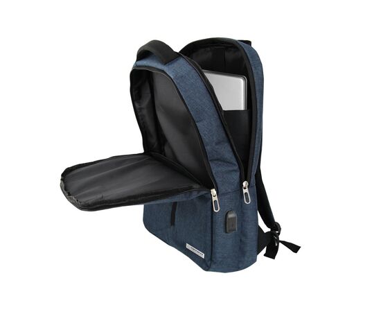 Рюкзак для ноутбука Esperanza 15.6" TARANTO, gray (ET196), зображення 4 Рюкзак для ноутбука Esperanza 15.6" TARANTO, gray (ET196), зображення 4