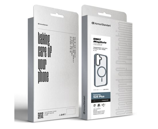 Чохол до мобільного телефона Armorstandart Unit MagSafe Samsung S25 Plus Titanium Grey (ARM83091), зображення 2