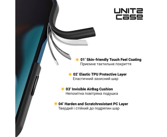 Чохол до мобільного телефона Armorstandart UNIT2 Samsung S25 Ultra Black (ARM81843), зображення 2