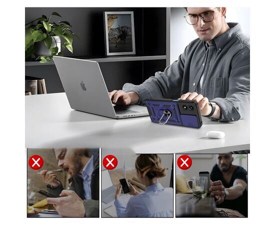 Чохол до мобільного телефона BeCover Military Motorola Moto G04/G04s Blue (713063), зображення 5