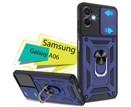 Чохол до мобільного телефона BeCover Military Samsung Galaxy A06 SM-A065 Blue (713066)