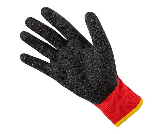 Защитные перчатки Neo Tools комплект 12шт, полиэстер с латексным покрытием, р.10, красно-черный (97-645-10), изображение 3 Защитные перчатки Neo Tools комплект 12шт, полиэстер с латексным покрытием, р.10, красно-черный (97-645-10), изображение 3