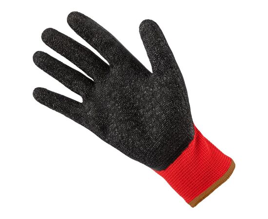 Защитные перчатки Neo Tools комплект 12шт, полиэстер с латексным покрытием, р.9, красно-черный (97-645-9), изображение 4