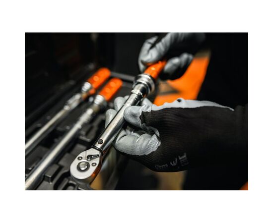 Защитные перчатки Neo Tools комплект 12шт, полиэстер с нитриловым покрытием, р.8, серо-черный (97-647-8), изображение 2 Защитные перчатки Neo Tools комплект 12шт, полиэстер с нитриловым покрытием, р.8, серо-черный (97-647-8), изображение 2