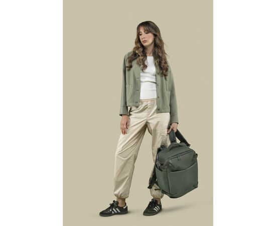 Рюкзак туристический Tucano Tugo M Dry Cabin Luggage 15.6" зелений (BKTUGDR-M-V), изображение 3