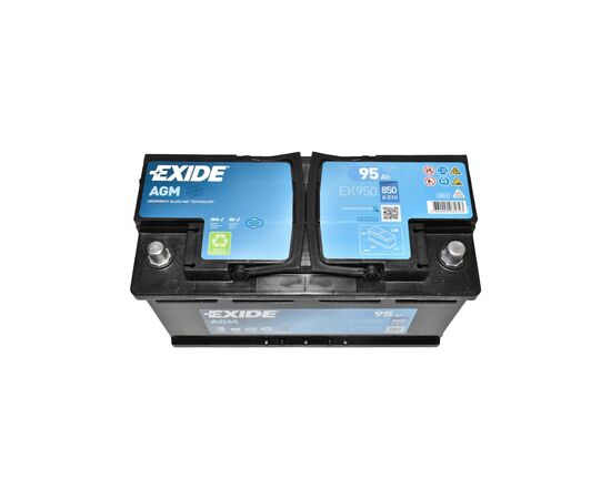 Аккумулятор автомобильный EXIDE START-STOP AGM 95A (EK950), изображение 3 Аккумулятор автомобильный EXIDE START-STOP AGM 95A (EK950), изображение 3