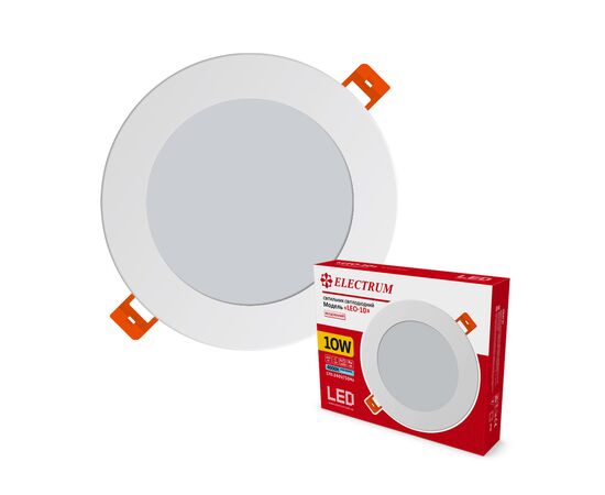 Светильник Electrum LEO-10W 4000K (B-LD-0736), изображение 2 Светильник Electrum LEO-10W 4000K (B-LD-0736), изображение 2