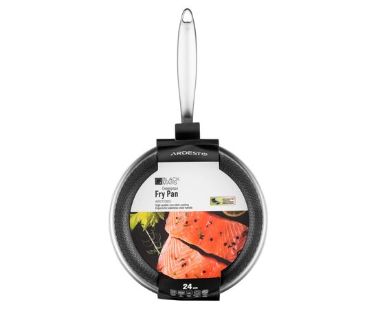 Сковорода Ardesto Black Mars Avior Grey 24 см (AR0720BS), изображение 2 Сковорода Ardesto Black Mars Avior Grey 24 см (AR0720BS), изображение 2