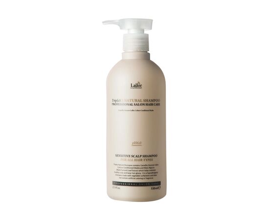Шампунь La'dor Triplex Natural Shampoo Бессульфатный 530 мл (8809500810629)