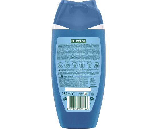 Гель для душа Palmolive Thermal Spa Минеральный массаж с морской солью и алоэ 250 мл (8718951427747), изображение 2 Гель для душа Palmolive Thermal Spa Минеральный массаж с морской солью и алоэ 250 мл (8718951427747), изображение 2