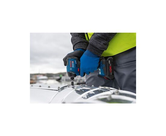 Гайковерт Bosch GDR. 18V-220 C, 18V, 2х5Ah, 0-3400об/хв, 220Нм, Bluetooth (0.601.9L6.003), зображення 4 Гайковерт Bosch GDR. 18V-220 C, 18V, 2х5Ah, 0-3400об/хв, 220Нм, Bluetooth (0.601.9L6.003), зображення 4