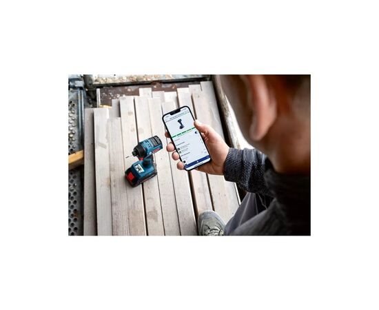 Гайковерт Bosch GDR. 18V-220 C, 18V, 2х5Ah, 0-3400об/хв, 220Нм, Bluetooth (0.601.9L6.003), зображення 5 Гайковерт Bosch GDR. 18V-220 C, 18V, 2х5Ah, 0-3400об/хв, 220Нм, Bluetooth (0.601.9L6.003), зображення 5