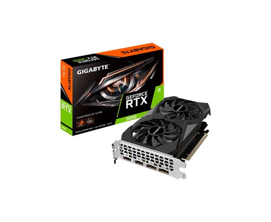 Видеокарта GIGABYTE GeForce RTX3050 6Gb WINDFORCE OC V2 (GV-N3050WF2OCV2-6GD), изображение 7 Видеокарта GIGABYTE GeForce RTX3050 6Gb WINDFORCE OC V2 (GV-N3050WF2OCV2-6GD), изображение 7