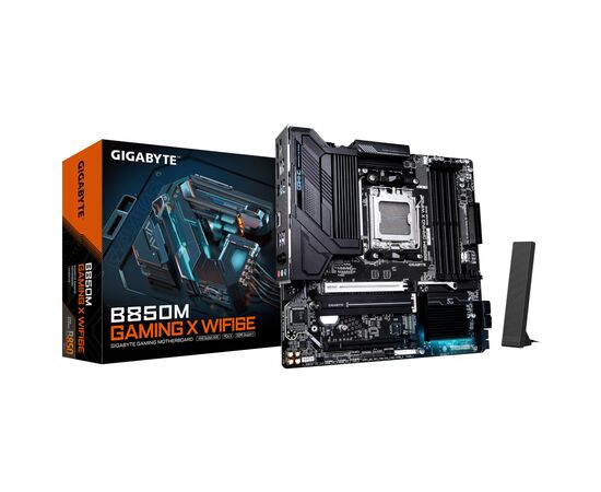 Материнская плата GIGABYTE B850M GAMING X WF6E (B850M GAMING X WIFI6E), изображение 4 Материнская плата GIGABYTE B850M GAMING X WF6E (B850M GAMING X WIFI6E), изображение 4