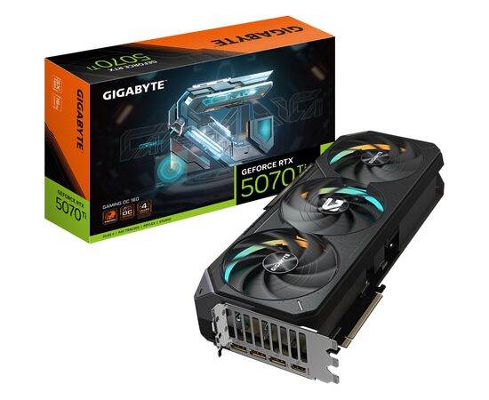 Видеокарта GIGABYTE GeForce RTX5070 Ti 16GB GAMING OC (GV-N507TGAMING OC-16GD), изображение 10 Видеокарта GIGABYTE GeForce RTX5070 Ti 16GB GAMING OC (GV-N507TGAMING OC-16GD), изображение 10