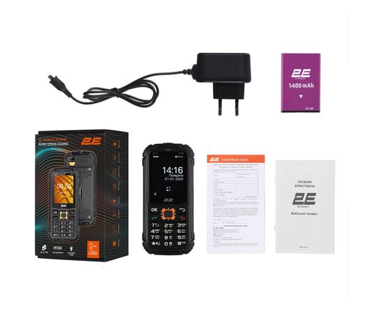 Мобильный телефон 2E R240 2024 Black (694743654103), изображение 12 Мобильный телефон 2E R240 2024 Black (694743654103), изображение 12