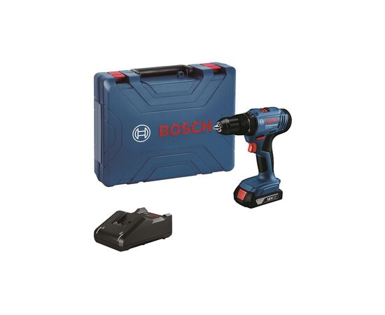 Шуруповерт Bosch GSB 183-LI 18V, 1х2Ah, 21-56 Нм, 374-1815 об/мин, кейс, 1.2 кг (0.601.9K9.101)