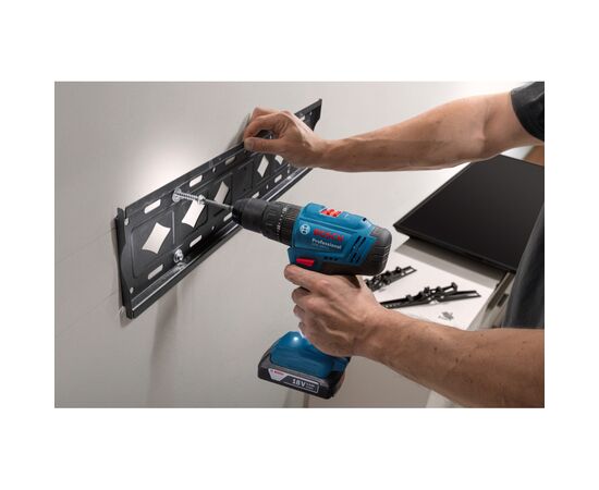 Шуруповерт Bosch GSB 183-LI 18V, 2х2Ah, 21-56Нм, 374-1815 об/хв, кейс, 1.2кг (0.601.9K9.100), зображення 10 Шуруповерт Bosch GSB 183-LI 18V, 2х2Ah, 21-56Нм, 374-1815 об/хв, кейс, 1.2кг (0.601.9K9.100), зображення 10