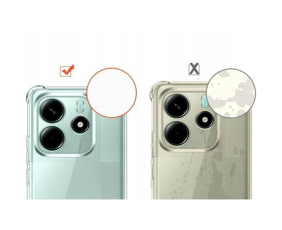 Чехол для мобильного телефона BeCover Anti-Shock Xiaomi Redmi Note 14 4G Clear (713035), изображение 4