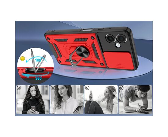 Чохол до мобільного телефона BeCover Military Samsung Galaxy A06 SM-A065 Red (713068), зображення 3