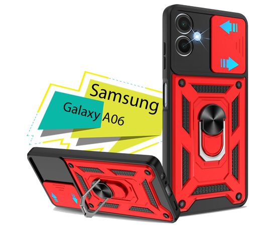 Чохол до мобільного телефона BeCover Military Samsung Galaxy A06 SM-A065 Red (713068)