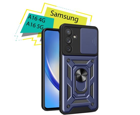 Чохол до мобільного телефона BeCover Military Samsung Galaxy A16 4G SM-A165/A16 5G SM-A166 Blue (713069)