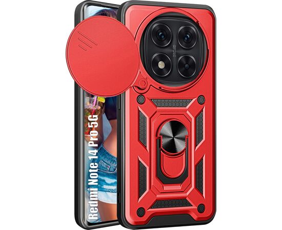 Чохол до мобільного телефона BeCover Military Xiaomi Redmi Note 14 Pro 5G Red (713096)