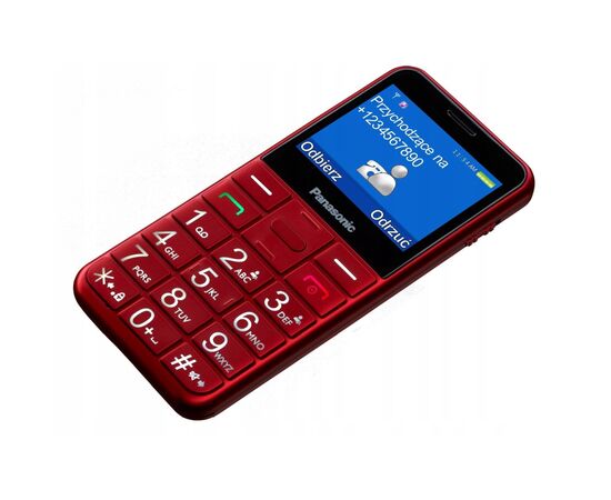 Мобильный телефон Panasonic KX-TU155 Red (KX-TU155EXRN), изображение 9 Мобильный телефон Panasonic KX-TU155 Red (KX-TU155EXRN), изображение 9
