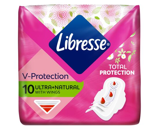 Гігієнічні прокладки Libresse Ultra Normal Aloe Vera & Camomile 10 шт (7322540344059)