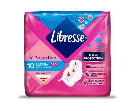 Гігієнічні прокладки Libresse Premium Ultra Normal Soft Deo 10 шт (7322540337938), зображення 2 Гігієнічні прокладки Libresse Premium Ultra Normal Soft Deo 10 шт (7322540337938), зображення 2