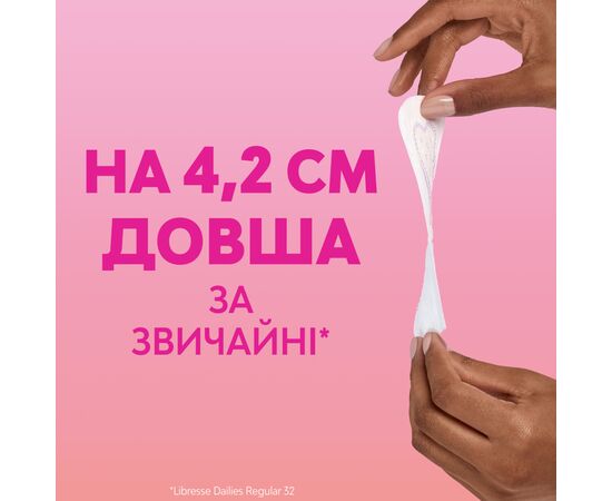 Ежедневные прокладки Libresse Dailies Fresh Extra Long 24 шт. (7322540062656), изображение 5 Ежедневные прокладки Libresse Dailies Fresh Extra Long 24 шт. (7322540062656), изображение 5