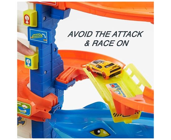 Автотрек Hot Wheels Бегство от лютой акулы (HDP06), изображение 5 Автотрек Hot Wheels Бегство от лютой акулы (HDP06), изображение 5