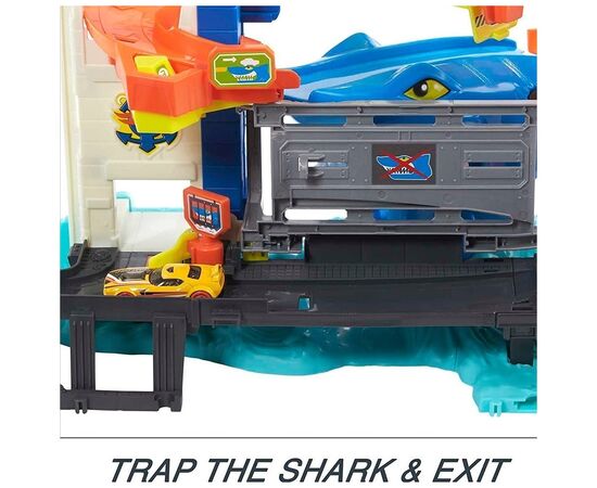 Автотрек Hot Wheels Бегство от лютой акулы (HDP06), изображение 6 Автотрек Hot Wheels Бегство от лютой акулы (HDP06), изображение 6