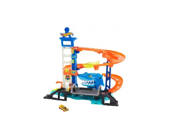 Автотрек Hot Wheels Бегство от лютой акулы (HDP06)