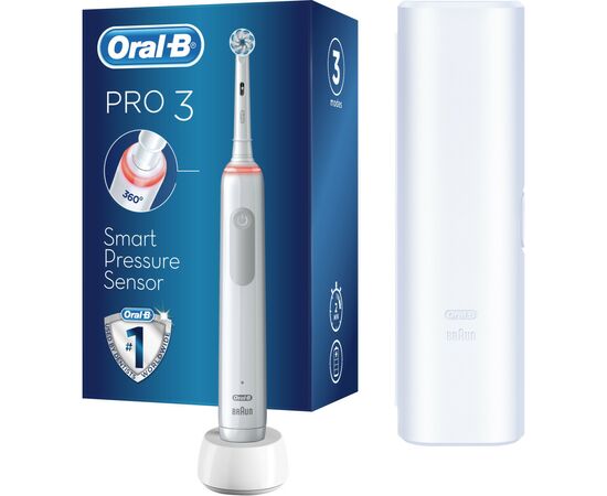 Электрическая зубная щетка Oral-B Pro 3 3500 D505.513.3X WT (4210201395539)