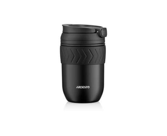 Термокружка Ardesto Cosy 400 мл Чорна (AR2640BT), изображение 6 Термокружка Ardesto Cosy 400 мл Чорна (AR2640BT), изображение 6